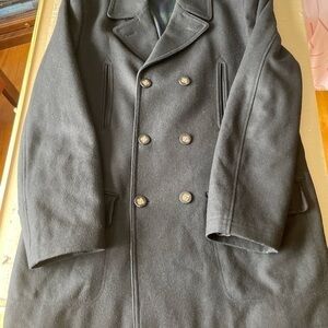 Lauren Ralph Lauren Pea Coat, 42L, black